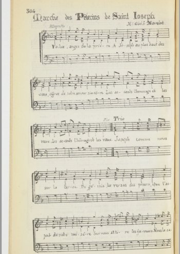 Hymne des pélerins de Saint Joseph Partitions gratuites